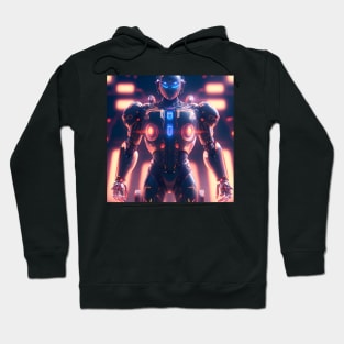 Cyberpunk Borg Robot Man Hoodie